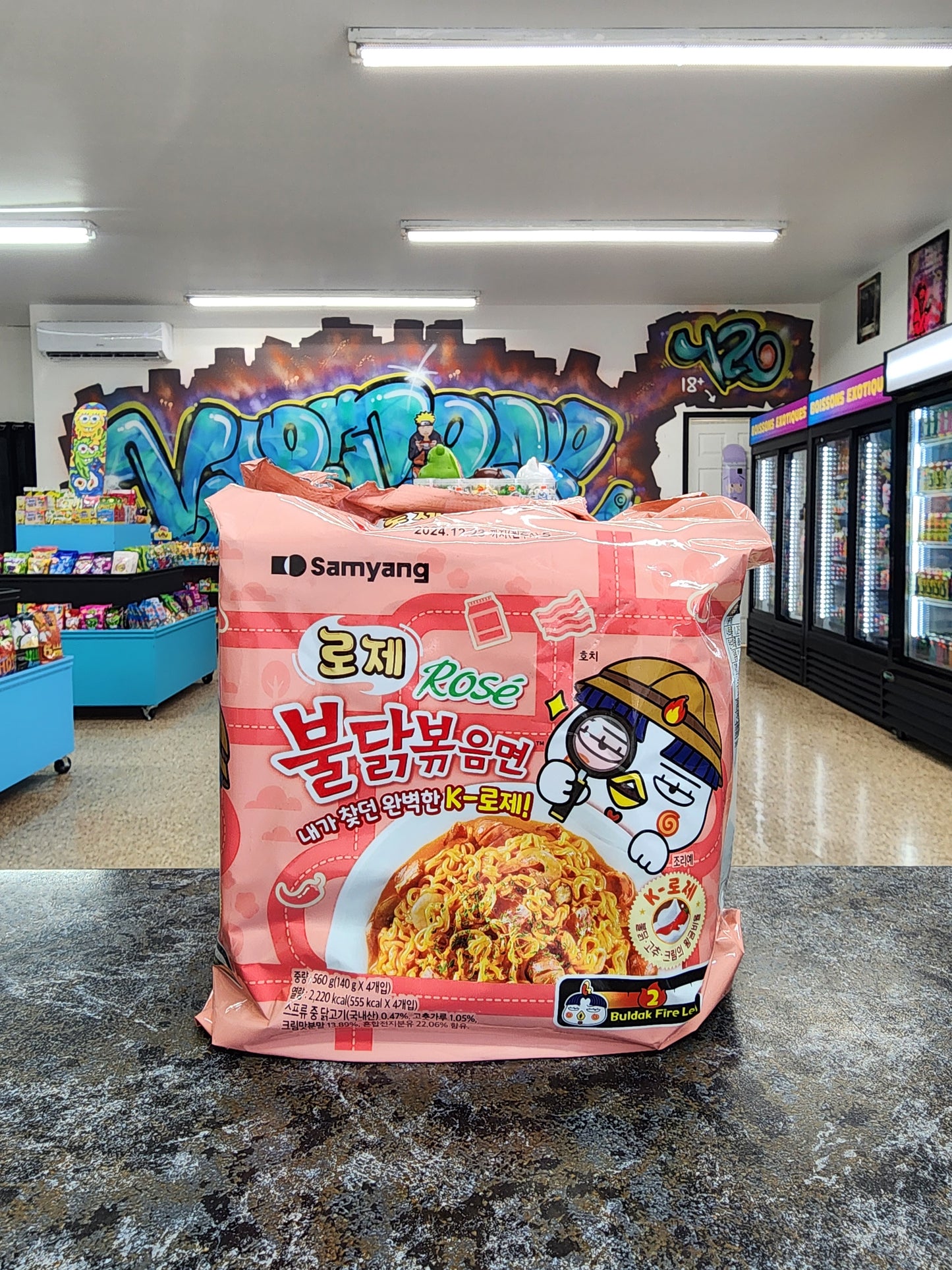 Buldak Rosé paquet de 4