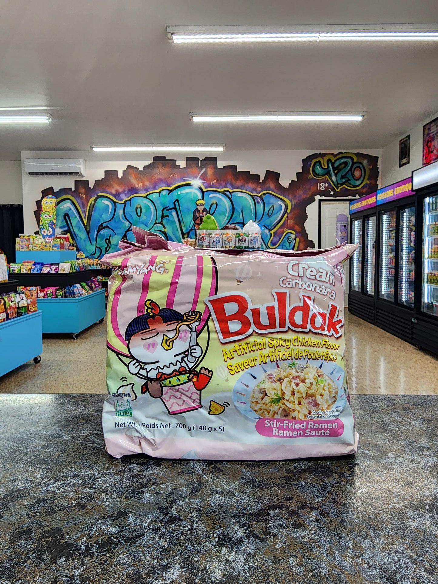 Buldak Cream Carbonara paquet de 5