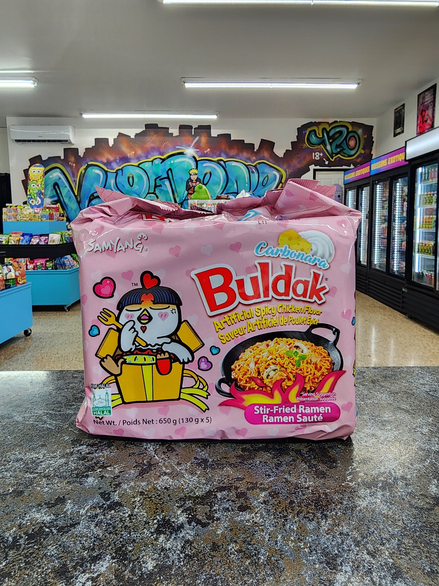Buldak Carbonara paquet de 5