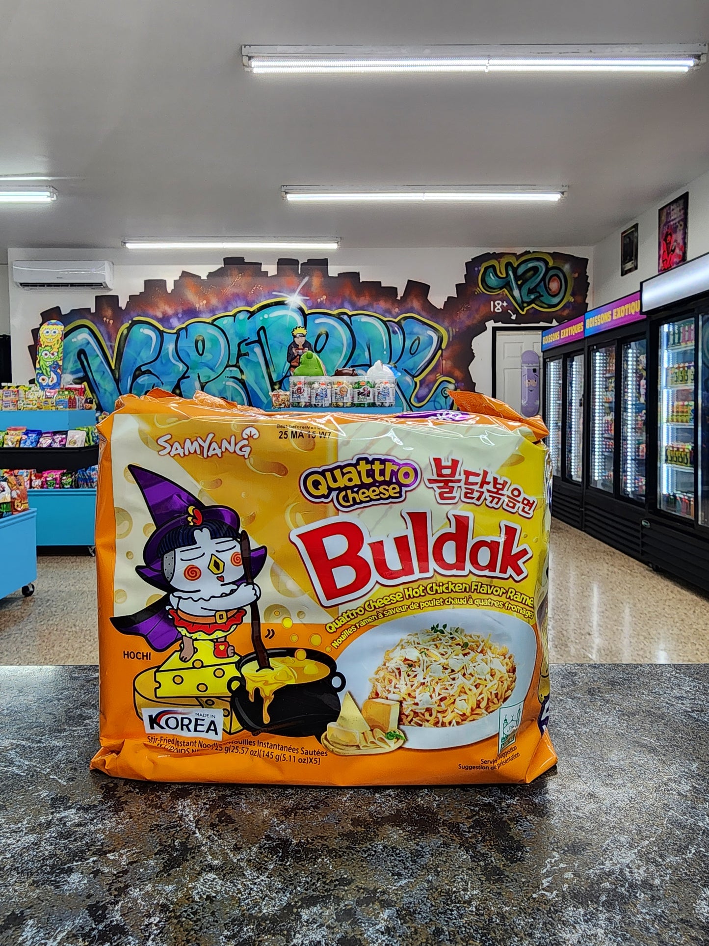 Buldak Quatro Cheese paquet de 5