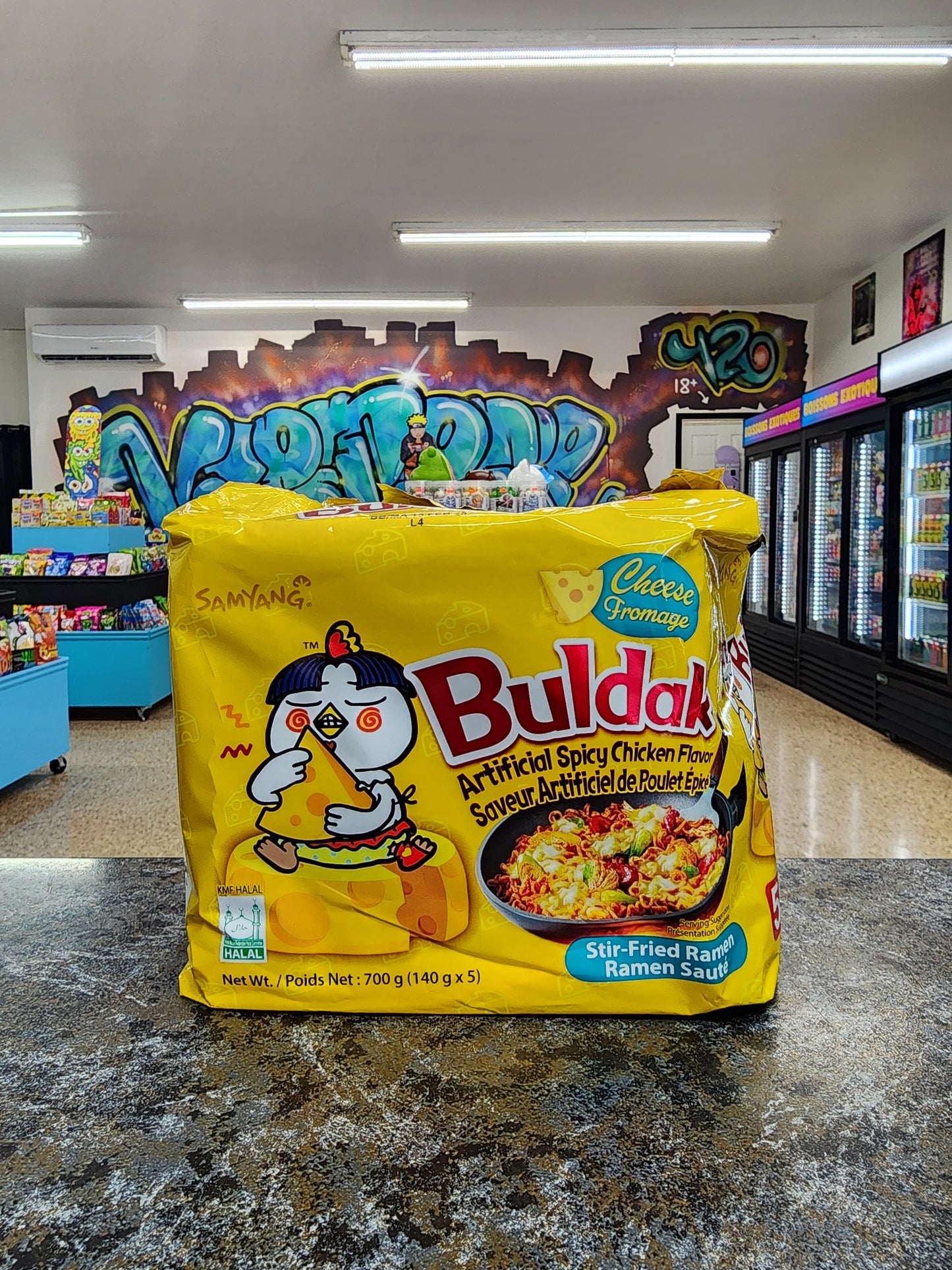 Buldak Fromage paquet de 5