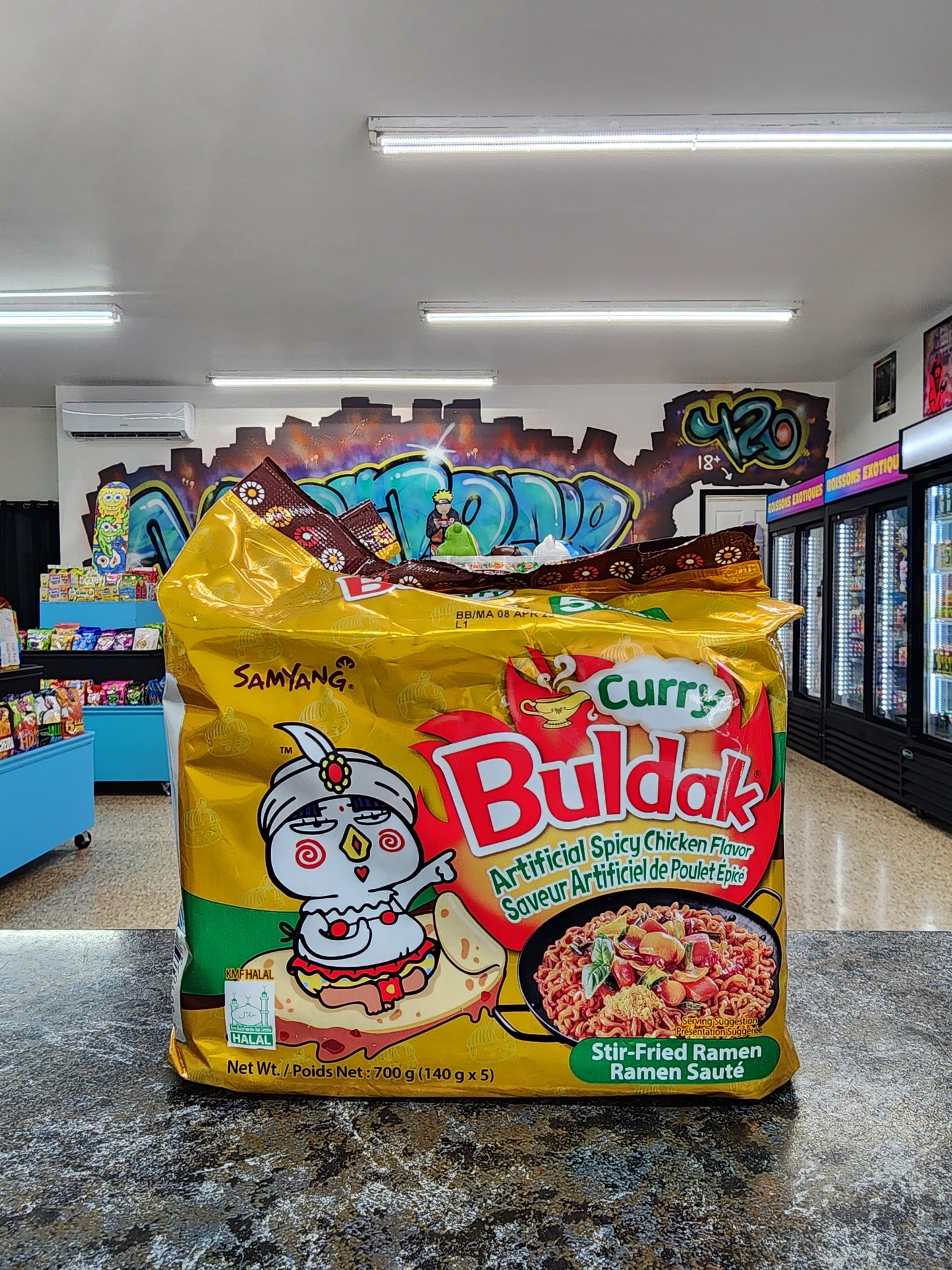 Buldak Curry paquet 5