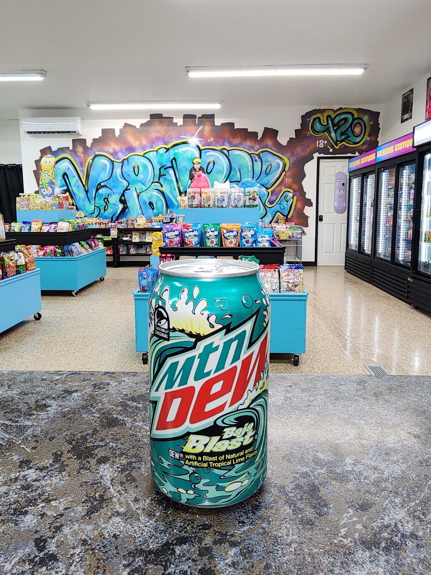 Soda Mountain Dew baja blast 355ml