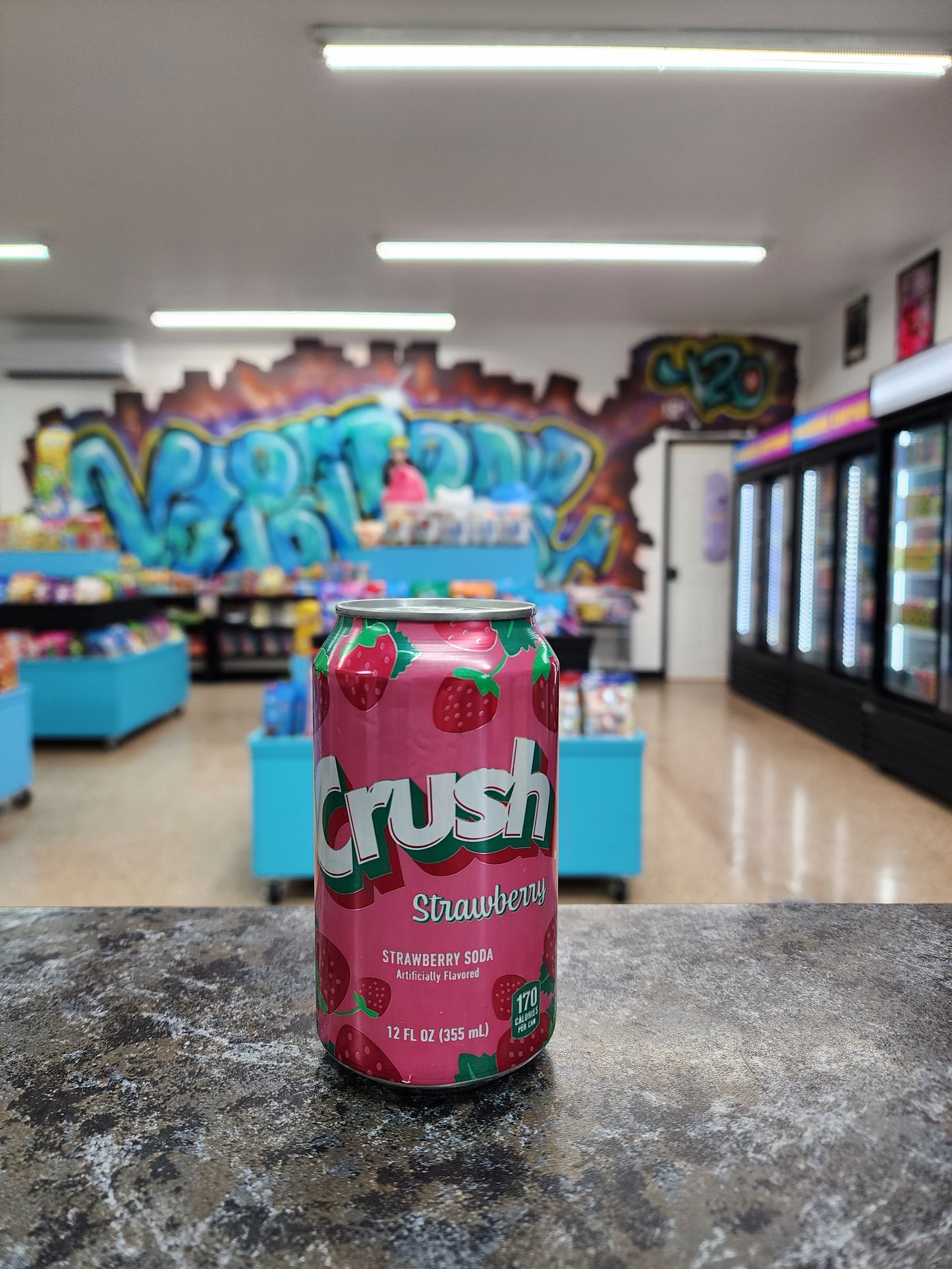 Crush strawberry 355ml