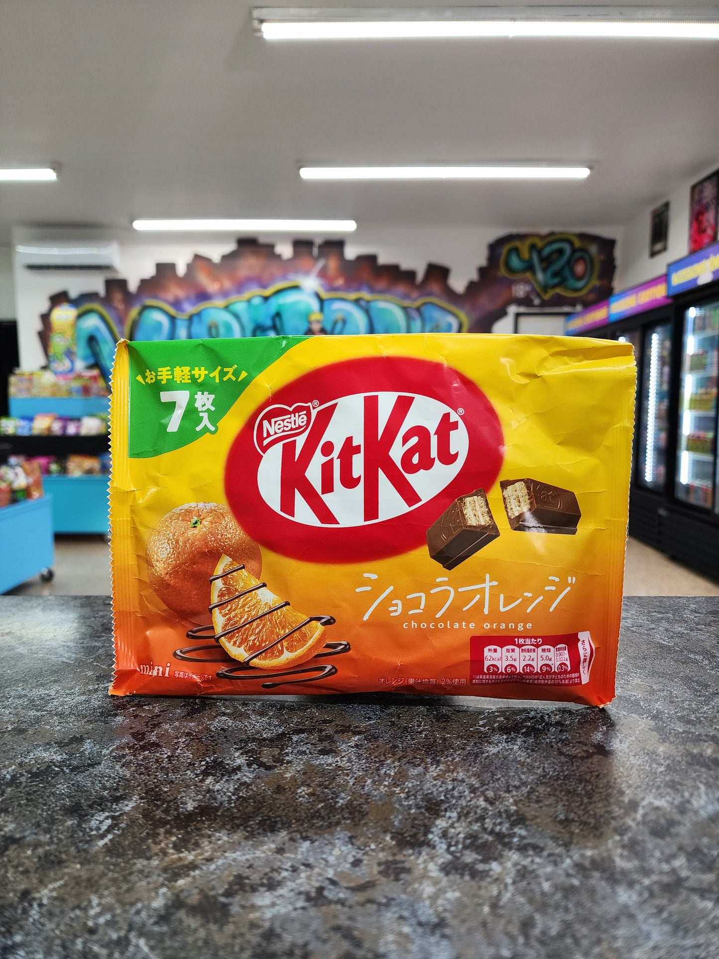 Kit-kat orange paquets 7