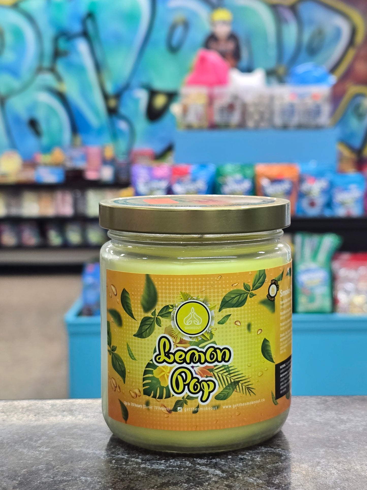 Smoke odor lemon pop