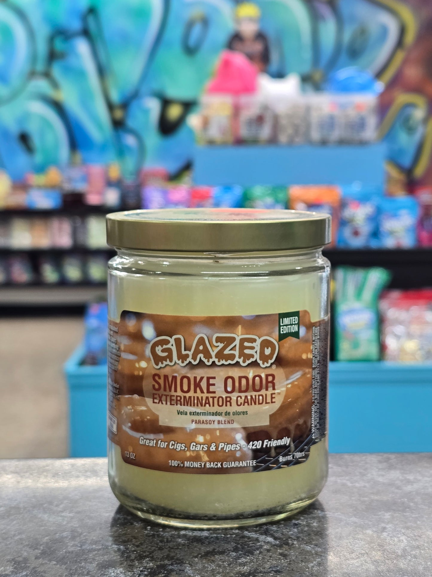 Smoke odor Glazeo