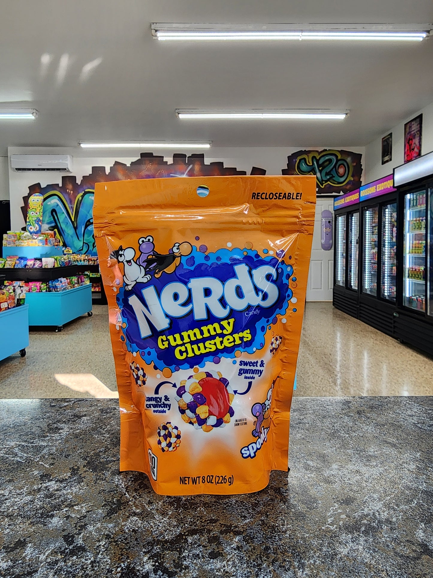 Nerds gummy clusters spooky 226g