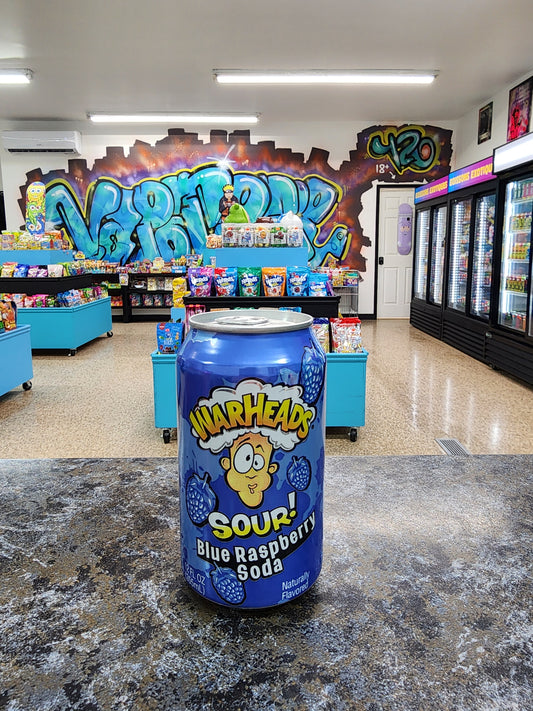 Warheads framboise bleu