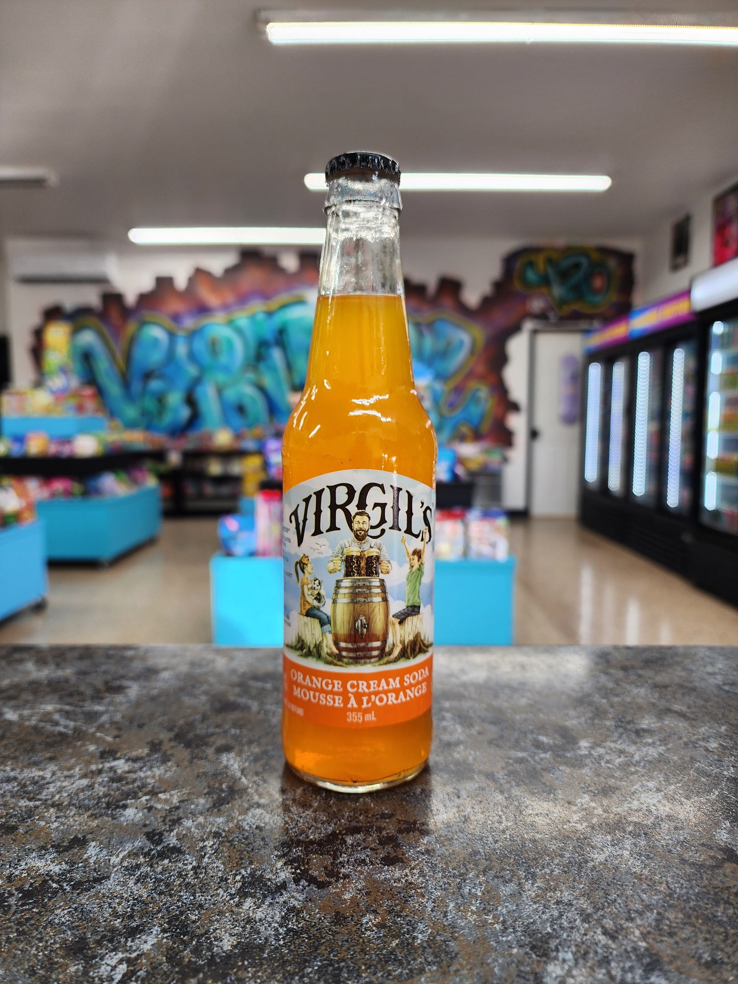 Soda virgil's mousse a l'orange 355ml