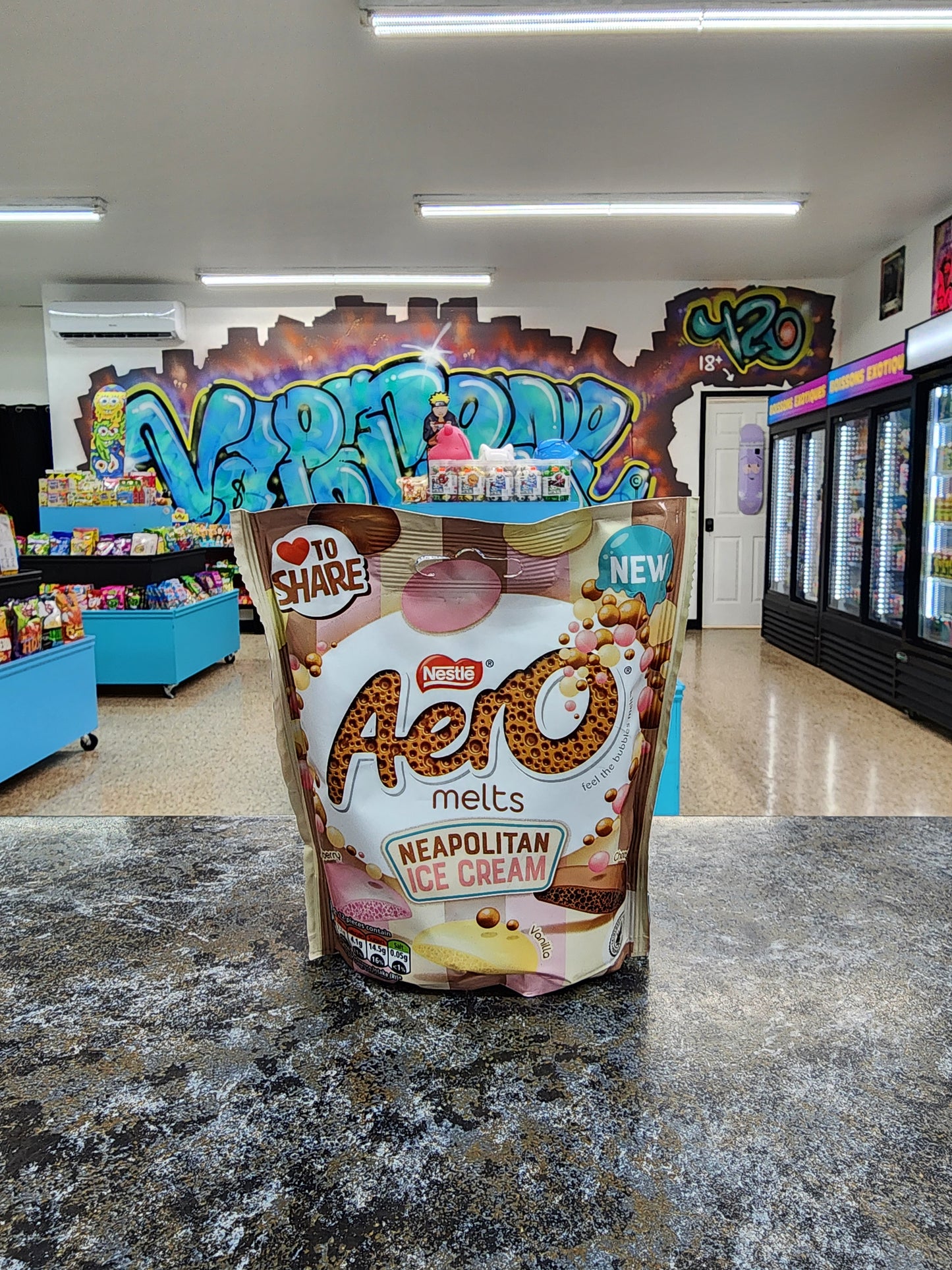 Nestle aero mets neapolitan ice cream