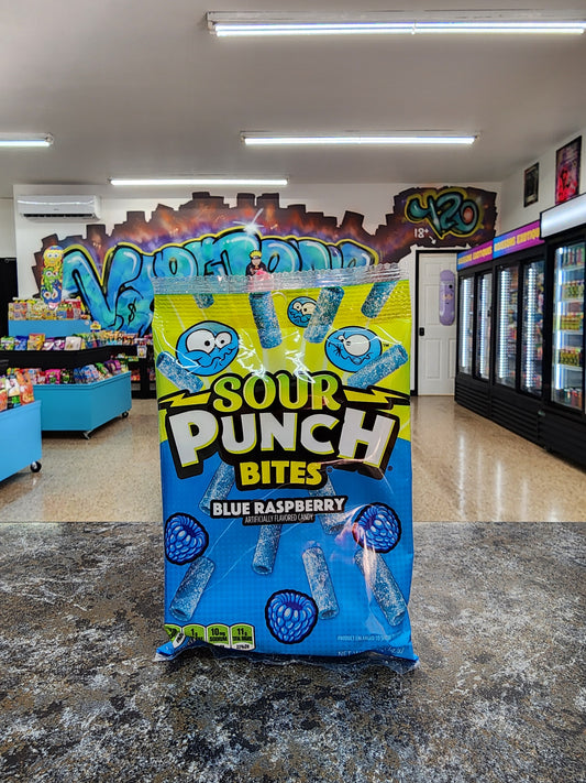 Sour punch bites blue Raspberry 142g