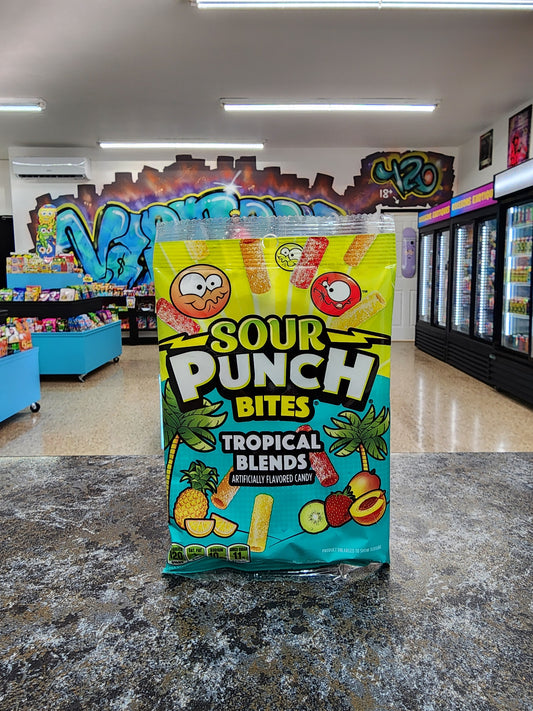Sour Punch bites tropical blonds 105g
