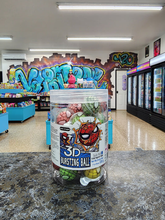 3D Bursting ball spider man 30pcs  330g