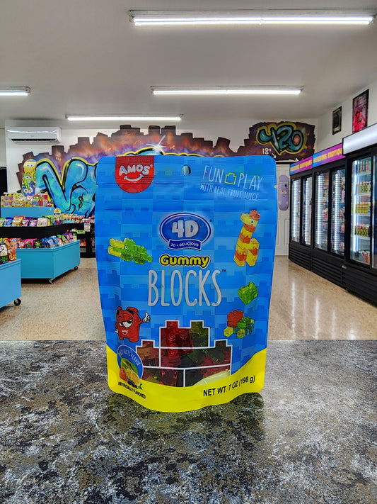 Amos 4D Gummy Block 198g