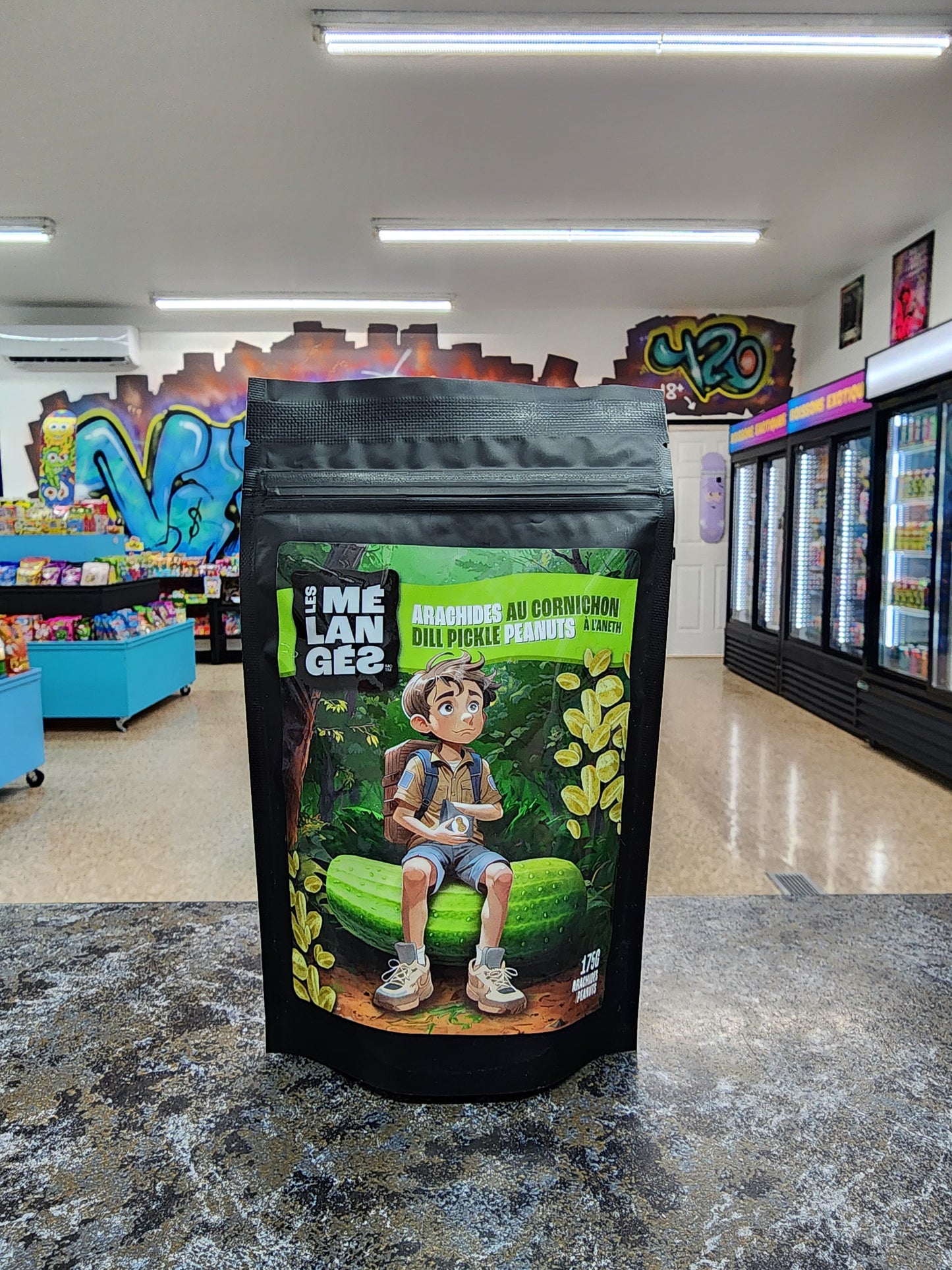 Les mélanges arachides au cornichon l'aneth 175g