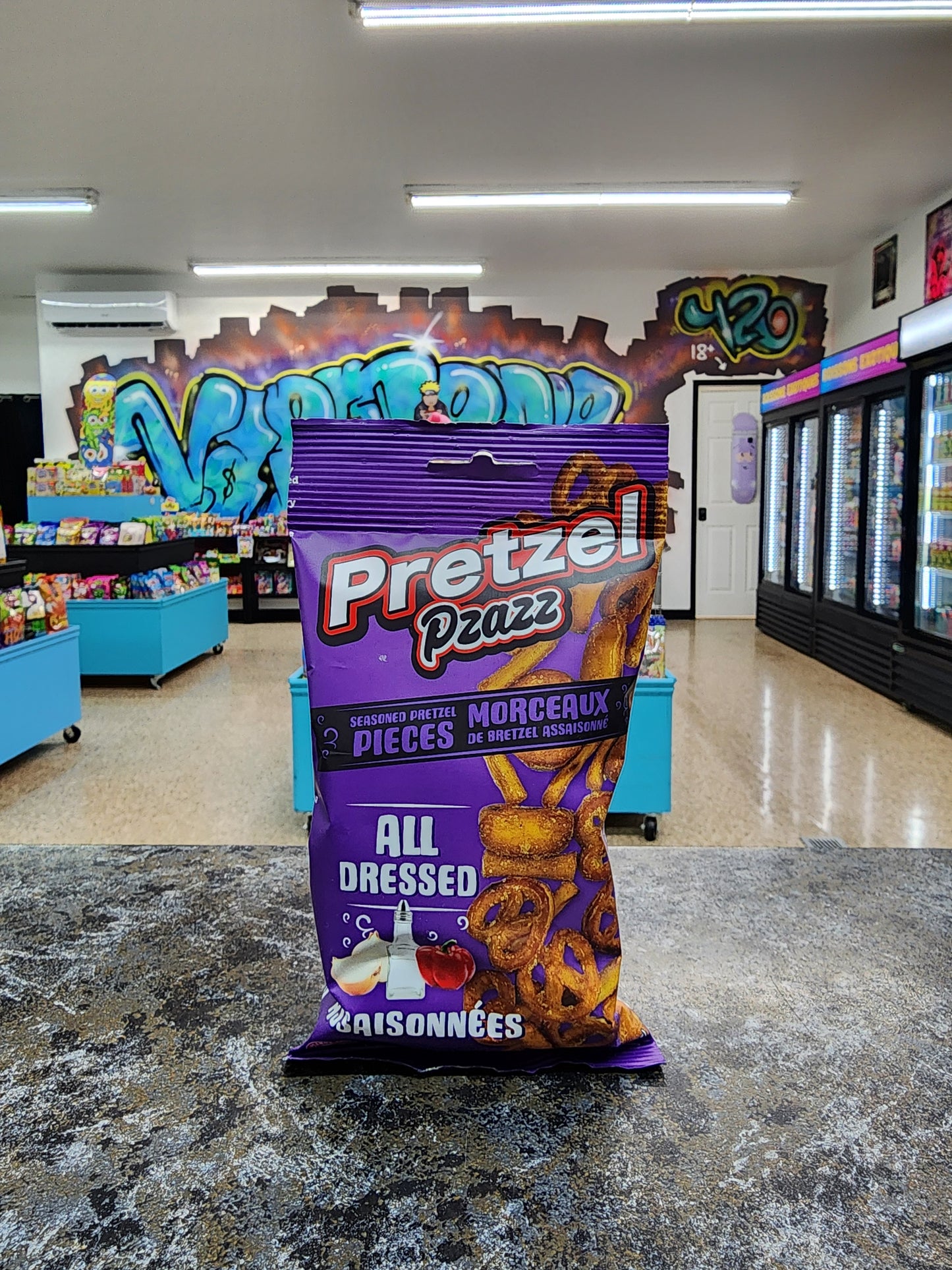 Pretzel pzazz assaisonnées