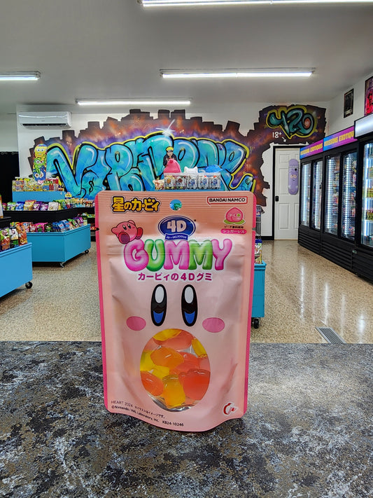 Japan's Bandai Namco kirby 4d gummy peach flavor