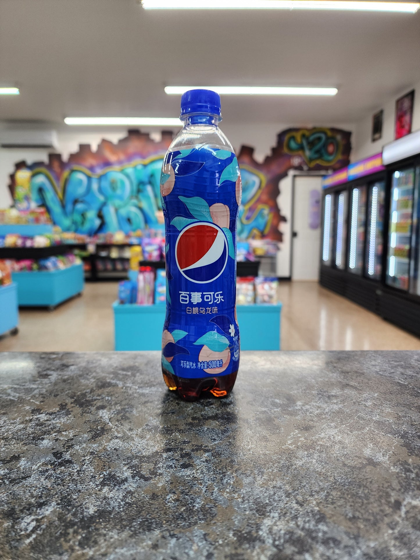 Pepsi asiatique pêche oolong 500ml