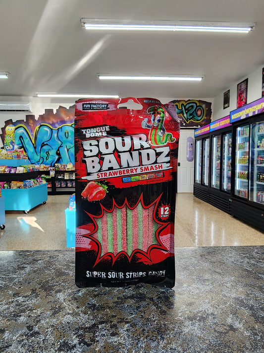 Sour Bandz strawberry smash 120g