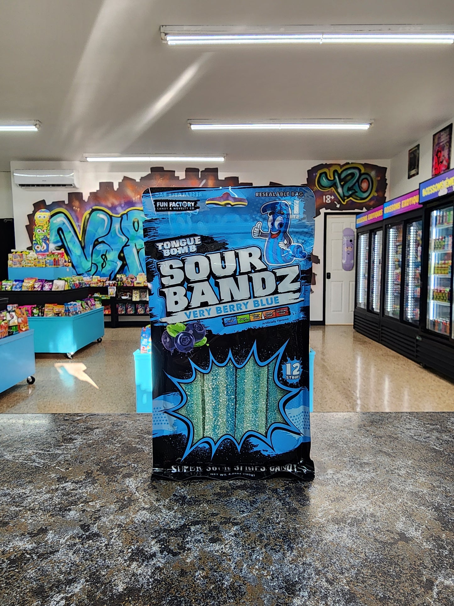 Sour Bandz very Berry blue 120g