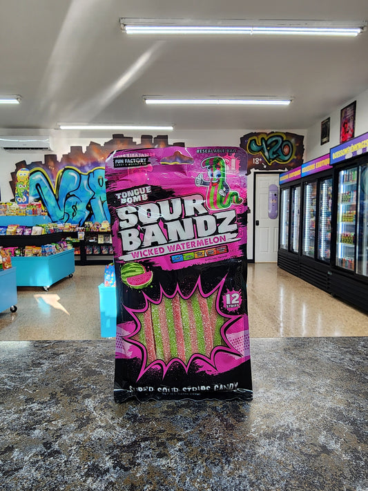 Sour Bandz wicked watermelon 120g