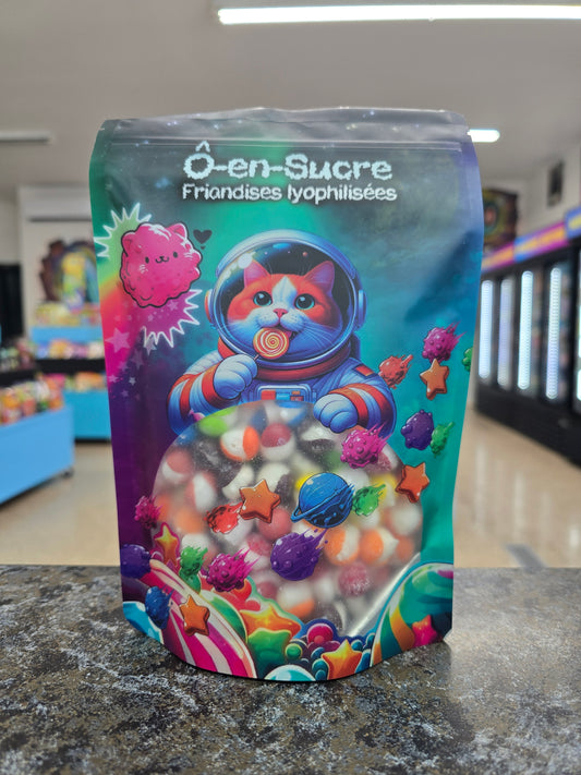 Ô-en-sucre friandises lyopilisées Skittles mix 4 saveur 150g