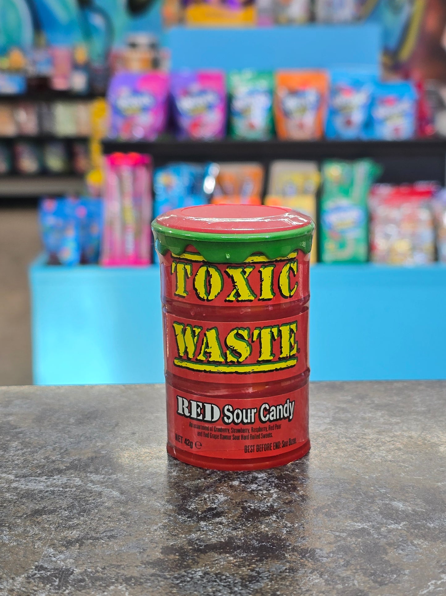 Toxic waste red sour candy 42g