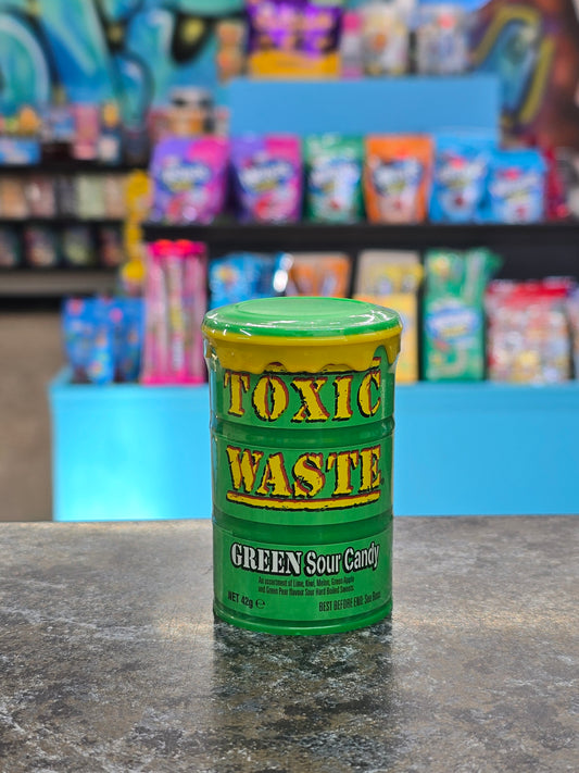 Toxic waste green sour candy 42g