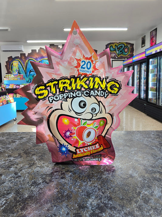 Striking popping candy Lychee