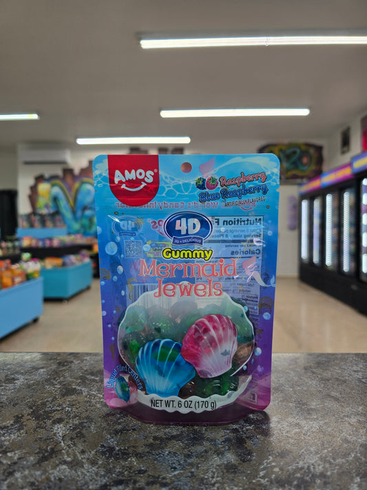 4D gummy mermaid jewels 170g