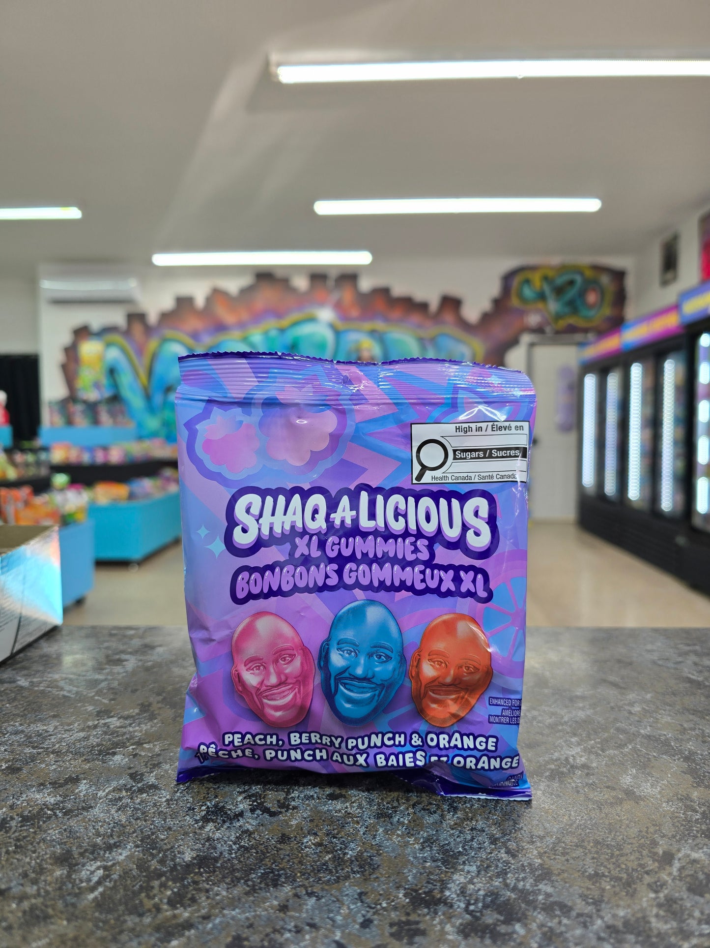Shaq A licious pêche, punch aux baies et orange 175g