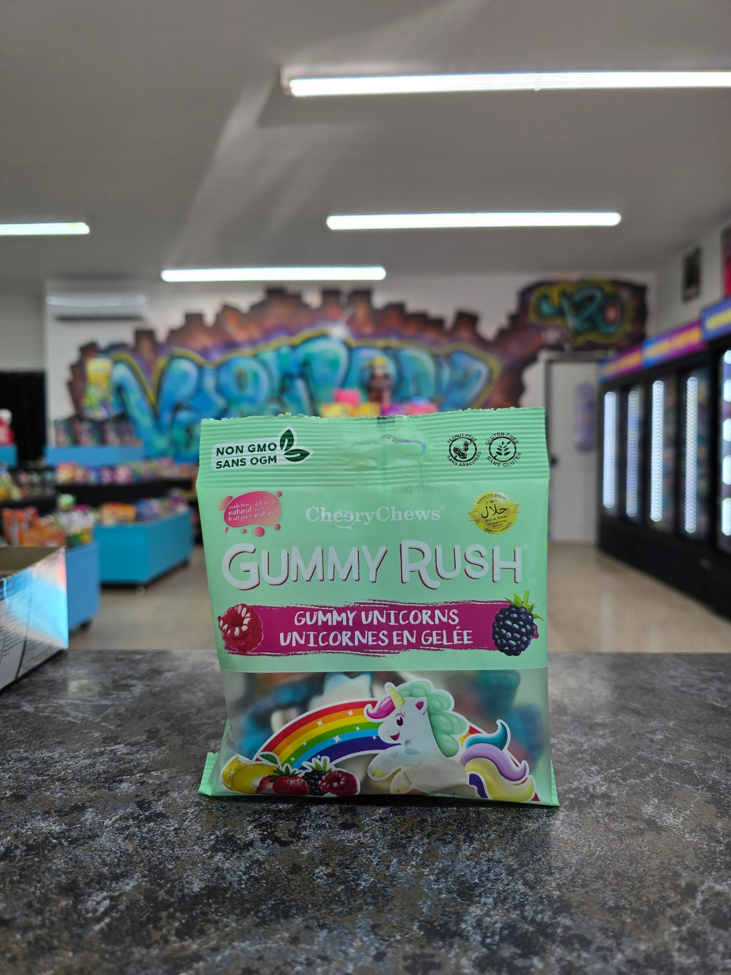 Gummy rush unicornes  en gelée 90g