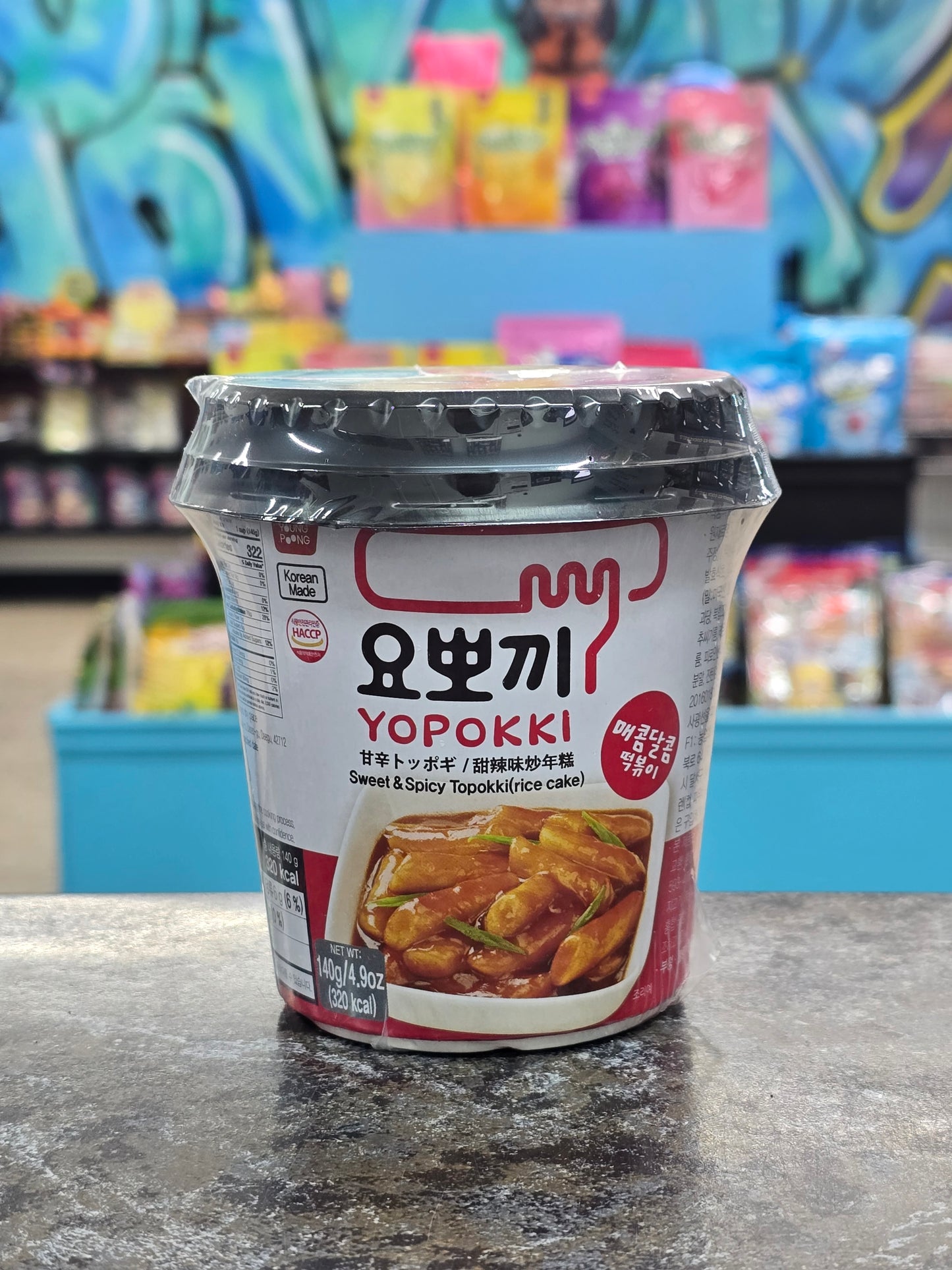 Yopokki sweet & spicy  ( rice cake) 140g