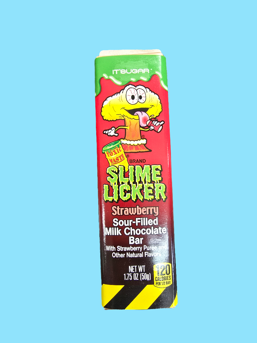 Chocolat Toxic waste slime licker strawberry 50g