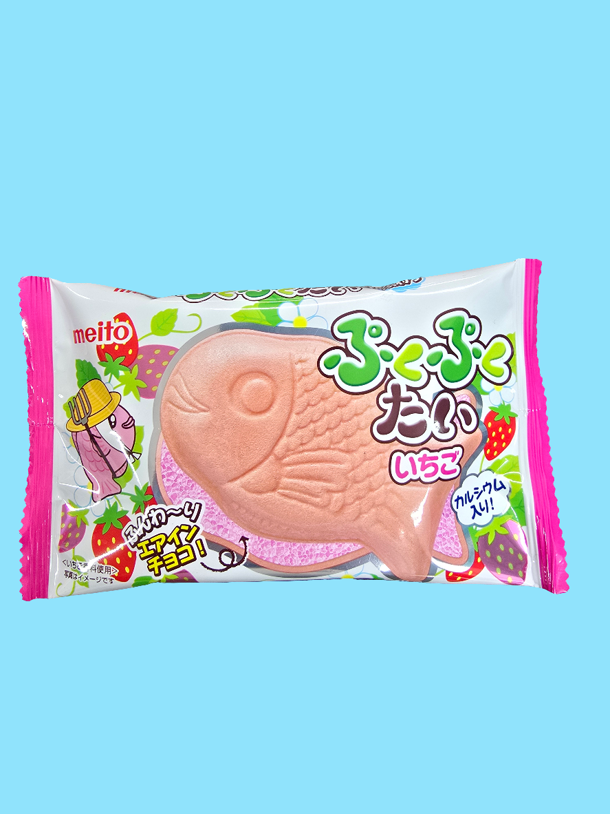 Meito gaufrette à la fraise