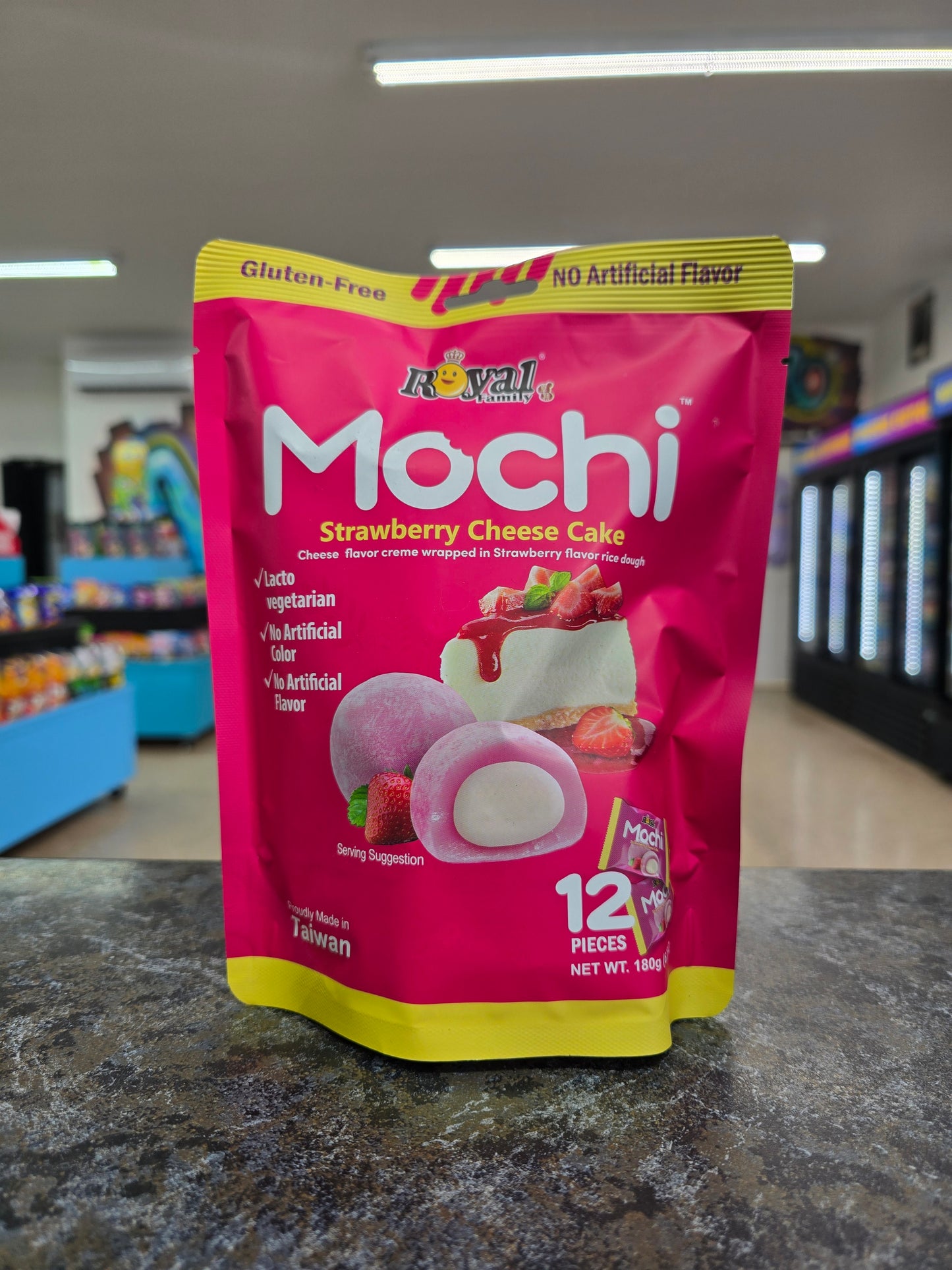 Mochi strawberry cheese cake 180g